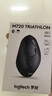 罗技（Logitech）M720无线蓝牙鼠标 办公鼠标 蓝牙优联双模无线鼠标Mac ipad鼠标 大手人体工学多设备自定义按键 舒适手感 黑色 实拍图