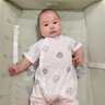 翘脚鸭婴儿衣服夏季新生儿连体衣薄款短袖夏天宝宝空调服满月纯棉刚出生 熊博士2件【夏季款丨短袖短裤】 73cm （建议18斤内） 实拍图
