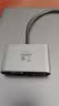 绿联Type-C扩展坞USB-C转HDMI/VGA双屏拓展坞USB3.0转接头投屏器通用苹果MacBook华为笔记本电脑switch 实拍图
