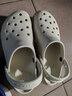 卡骆驰（CROCS）新款厚底云朵洞洞鞋送女友礼物206750 骨白色 38 -39 实拍图