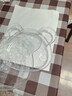 饺子盘家用透明塑料小熊果盘带蘸料格饺子甜品零食摆放盘 饺子盘3只装 实拍图