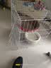 【京东快递】白色多层猫笼子超大空间家用猫窝猫睡玩一体猫咪折叠 双层【基础套餐】一层厕所+二层休息M-58*41*48cm 实拍图