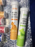 康恩贝维生素C泡腾片4支*20片固体饮料vc泡腾片(甜橙味2支+水蜜桃味2支) 实拍图
