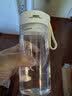 京东京造水杯 运动大容量学生儿童杯子茶水分离【Tritan】耐热茶杯白550ml 实拍图