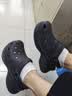 卡骆驰（CROCS）复古小鲸鱼洞洞鞋女鞋时尚厚底户外休闲沙滩鞋206302-001 36-37 实拍图