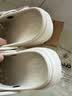 卡骆驰（CROCS）新款厚底云朵洞洞鞋送女友礼物206750 骨白色 37 -38 实拍图