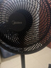 美的（Midea）【超级单品】七叶轻音立式电风扇家用柔风落地扇台式桌面小型风扇大风量节能摇头宿舍电扇 SAF30AB 实拍图