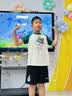 巴布豆（BOBDOG）儿童套装2026新款夏季童装帅气纯棉短袖男童速干裤子夏装白+黑160 实拍图
