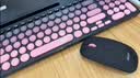 宏碁（acer）无线蓝牙双模键鼠套装OKR215/OKR281 轻薄人体工学办公家用商务电脑笔记本手机平板通用 黑莓粉 实拍图
