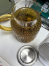 富光耐热玻璃凉水壶大容量家用果汁杯花茶杯茶壶冷水壶锤纹壶1200ML 实拍图