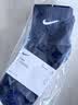 耐克（NIKE）正品NIKE耐克袜子纯棉男女跑步运动篮球袜中长筒四季款透气毛巾底 【四季款】【3双黑色】【中筒款】 M码（38-42鞋码） 实拍图