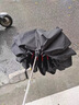 泽时雨（zeshiyu）德国绿巨人24骨反向伞全自动雨伞超大男女加厚加固防晒伞定做礼品 双纤24骨124CM-灰色（送礼盒） 实拍图