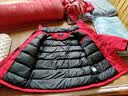雪中飞【鹅绒】男女同款羽绒服貉子毛领中长羽绒服工装保暖 亮红|1299 M /170/92A 实拍图