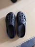 迪卡侬（DECATHLON）游泳男士凉鞋沙滩拖鞋洞洞鞋外穿NABD2028002深蓝色网格款44码 实拍图