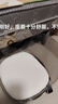 椅子万向轮小凳子软座滑轮矮凳静音儿童移动椅子家用沙发凳圆凳 电镀金属款-烟灰色【加厚靠背】 实拍图