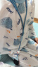 红豆儿童睡衣男女童春夏薄款纯棉家居服套装长袖裤空调服J3129浅蓝130 实拍图