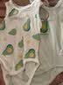 贝瑞加（Babyprints）宝宝连体衣2件装婴儿纯棉系带哈衣新生儿爬服亲肤柔软 绿66 实拍图