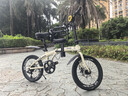 JEEP吉普折叠自行车带娃母子车20寸男女城市通勤折叠车亲子车-爱L200 胡椒白【车+安全座椅】经典款-铝合金车架 20寸（建议身高145-185CM） 7速 实拍图