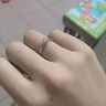 周六福钻戒女求婚钻石戒指KGDB021088【共12分】主石约9分 11号生日礼物 实拍图