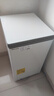 海尔（Haier）100L单温小冰箱冰柜小型家用小冰柜冷柜冷冻冷藏转换一级能效深冷减霜大容量BC/BD-100GHW9D 实拍图