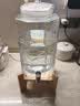 菩本家玻璃泡酒酒具套装罐人参白酒罐带龙头底座专用密封盖加厚D  15斤装带圆柱不锈钢龙头+竹底座 实拍图