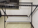 佳帮手晾衣架落地晾晒架铝合金伸缩折叠室内外阳台移动晾衣杆晒网款 实拍图
