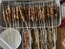 鲜京采内蒙古孜然羊肉串净重2斤 （约50串）露营户外烧烤 京东自有品牌 实拍图
