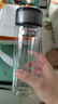 【京东物流配送】高硼硅双层玻璃杯大容量泡茶杯水杯子茶水分离杯 【双层加厚】茶杯350ml1只 实拍图