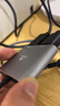 毕亚兹Type-C扩展坞一拖二 USB-C转双口HDMI2.0接头 适用华为苹果笔记本4K60Hz双屏异显/同显拓展转换器 实拍图