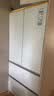 海尔（Haier）麦浪515升法式门冰箱594mm超薄零嵌全空间保鲜彩晶面板-30℃深冷锁鲜焕新补贴BCD-515WGHFD1BY6U1 实拍图