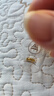 喜上眉梢【喜上眉梢】999足金蹦迪镭射散珠黄金3D硬金超闪足球珠圣诞礼物 0.2g 2.5mm蹦迪珠多颗 实拍图