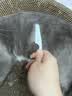 憨憨乐园 狗梳子除蚤猫梳子猫咪刷子脱毛梳狗毛刷宠物梳毛器跳蚤梳白色 实拍图