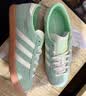 adidas T头鞋 STADT经典薄底运动板鞋平底鞋男女阿迪达斯三叶草   蓝色/乳白色/纸板黄 (推荐女生选小半码)   44 实拍图