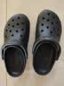 卡骆驰（crocs）经典Clog男女洞洞鞋一脚蹬沙滩鞋 黑色  39 （39-40）  实拍图