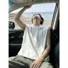 OEMG 结构速干背心男款夏季cleanfit运动轻薄刺绣拼接美式复古无袖衫 白色 【高品质】 XL 体重130-145斤 实拍图