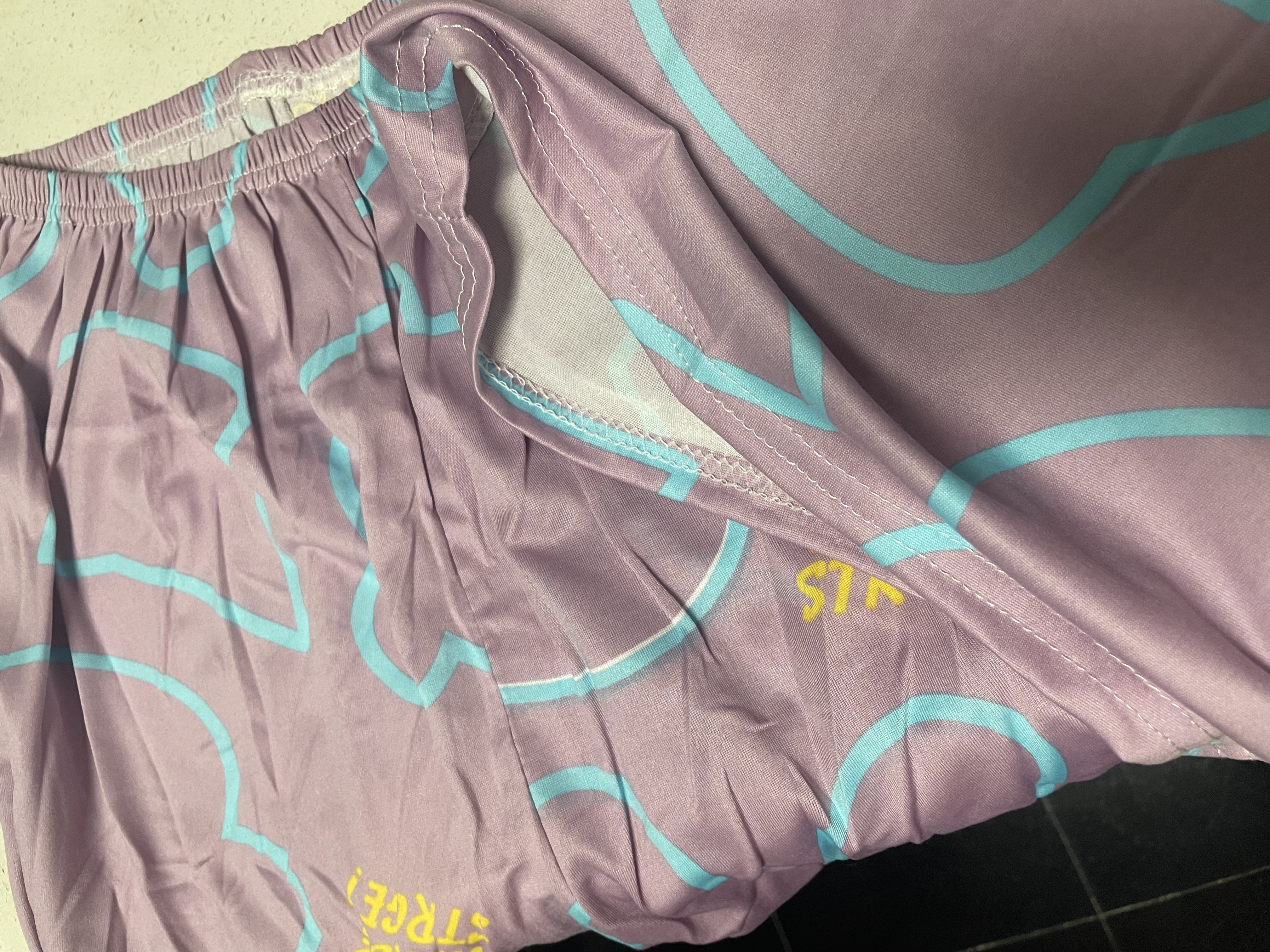 带胸垫睡衣女士夏季可外穿简约优质短袖七分裤女棉感家居服套装 紫兔【七分套装】 XL【推荐110-140斤穿】 实拍图