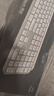 罗技（Logitech）大师系列 MX Keys S无线蓝牙键盘 超薄全尺寸 人体工学 智能背光 带无线接收器 白色 108键 实拍图