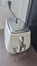 德龙（Delonghi）面包机 复古家用小型吐司机烤面包片 加热解冻三明治早餐多士炉 CTO2003.VBG奶油白七夕情人节礼物 实拍图