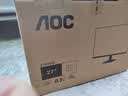 AOC 27英寸 144Hz高刷 IPS HDMI接口 低蓝光不闪 可壁挂 三边微边 超薄节能 办公电脑显示器 27B35XE 实拍图