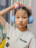 萌可儿无线蓝牙耳机儿童耳麦头戴式耳返背书神器学生专用学习背诵跟读男女生手机平板网课送孩子生日礼物 渐变紫（蓝牙+耳返+插卡功能） 高保真耳返+高音质 实拍图