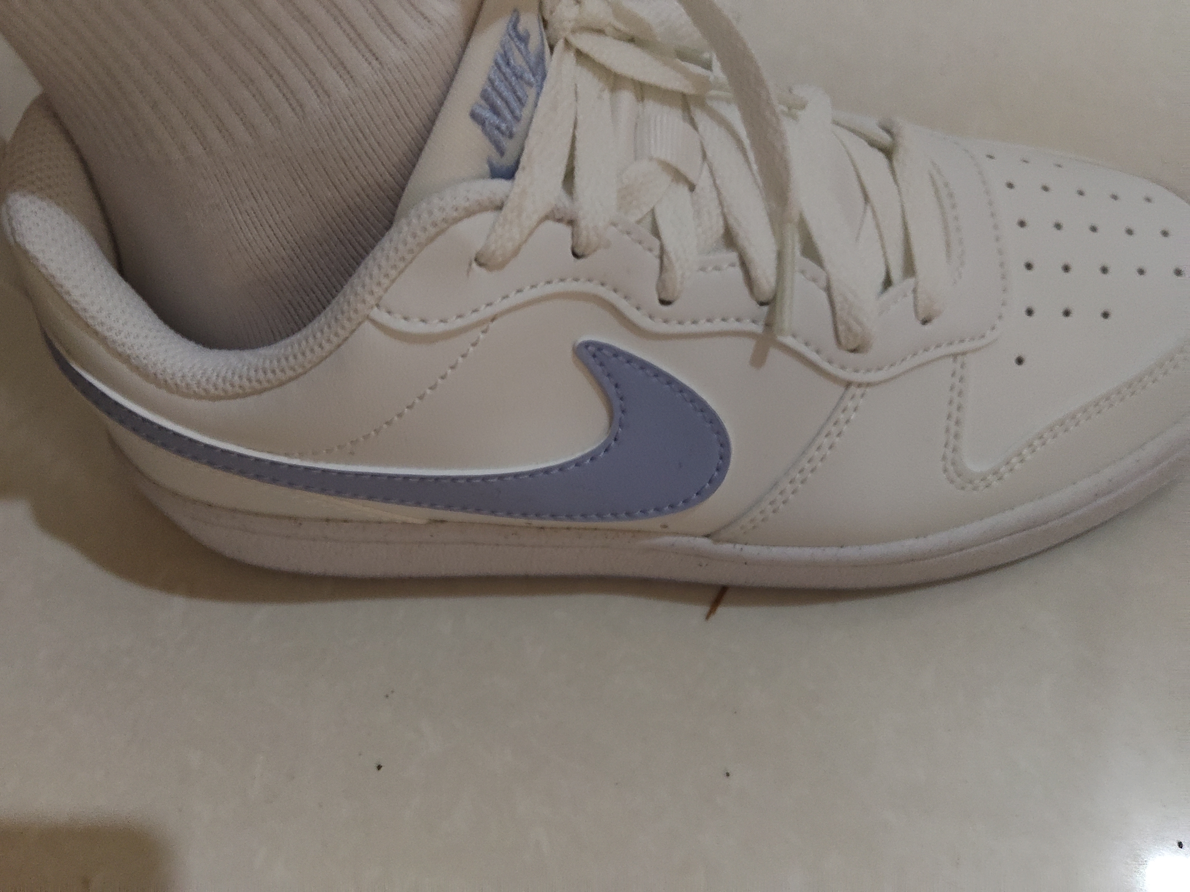 耐克（NIKE）女鞋 2026新款秋季COURT耐磨运动鞋时尚百搭休闲鞋复古潮流板鞋 淡霭初晴 38.5 实拍图