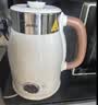 美的（Midea）电热水壶烧水壶2.5L大容量电水壶48H保温恒温316L母婴级不锈钢自动断电艺术家56段控温MK-SH73-Q 实拍图