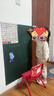 飞博士墨绿色60*90cm磁性黑板墙贴可移除儿童画板创意涂鸦墙环保可擦写无尘黑板磁吸家用学生磁力小黑板 实拍图