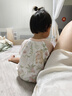 威尔贝鲁【吸湿排汗】宝宝睡袋1-3岁婴儿童短袖睡衣夏薄款睡裙樱野兔90cm 实拍图