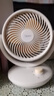 美的（Midea）【小型风扇】轻音台式桌面空气循环扇家用柔风电风扇宿舍办公迷你台扇落地扇空调伴侣 GAF18AD 实拍图