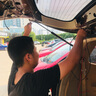互联移动V98全屏流媒体智能后视镜导航行车记录仪云镜24小时远程停车监控 一：V98荣耀版+32G卡 实拍图