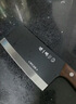 张小泉黑将不锈钢厨房家用菜刀刀具 切菜刀 斩切刀 【京东限定】 实拍图