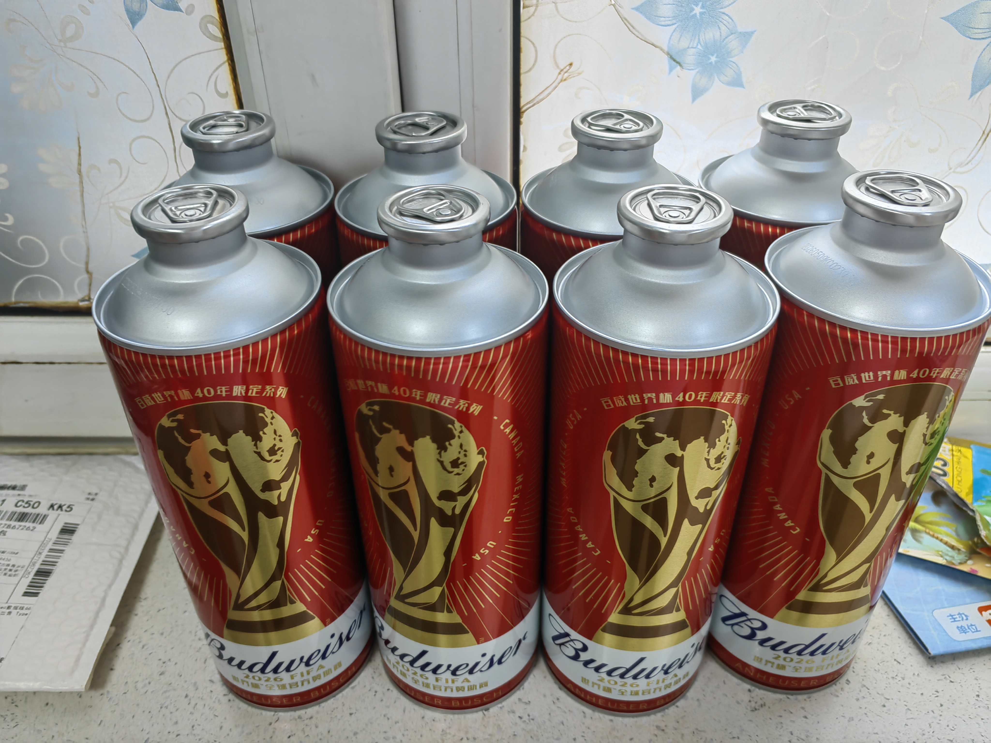 百威红百FIFA啤酒 世界杯限定罐系列 浓郁麦香 聚会聚餐 红百1L*4桶 晒单实拍图