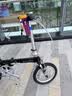 大行（DAHON） 412折叠自行车14英寸单速超轻迷你铝合金学生成人单车BYA412 黑色 实拍图