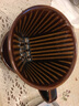 卡丽塔（Kalita）日本进口kalita卡丽塔咖啡壶套装滤杯陶瓷过滤器滴漏式滤纸分享壶 102棕色咖啡滤杯 实拍图